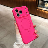 Applicable To 17 Fine Circle Magnetic Phone Case Liquid Silicone
